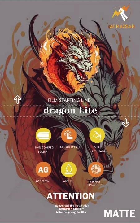 S.C Dragon Lite Matte 12X19