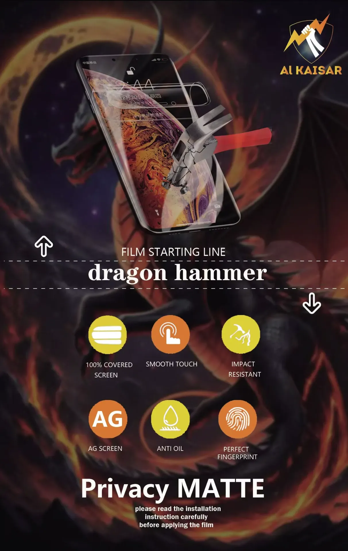 S.C Dragon hammer Privacy Matte